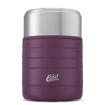 Abbildung von Esbit Thermobehälter Majoris für Essen Warmhaltebehälter 600 ml in Aubergine aus Edelstahl warme und kalte Speisen
