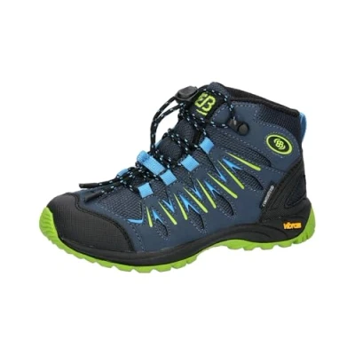 Abbildung von Brütting Expedition Kids High Traillaufschuhe, Marine/blau/Lemon, 33 EU