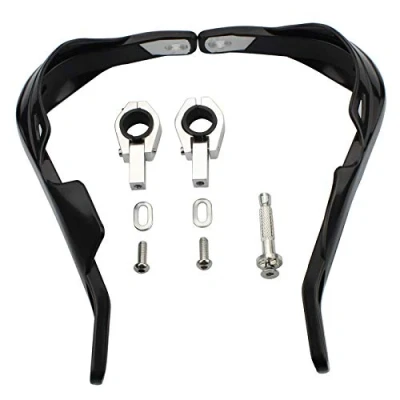 Abbildung von GOOFIT 1&quot; Aluminium Legierung Lenkerhandbürste Guards Schutzhandschützer Kit Ersatz für Suzuki Motocross Motorrad Offroad Pitbike Dirtbike ATV Schwarz