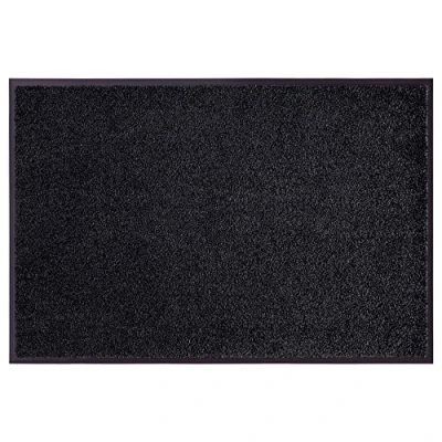 Abbildung von Hanse Home Fußmatte (S XXL) 40x60cm 12 Farben Fussmatte Outdoor Schmutzfangmatte Türmatte Waschbar &amp; Wetterfest rutschfest für Eingangsbereich Außenbereich Schwarz