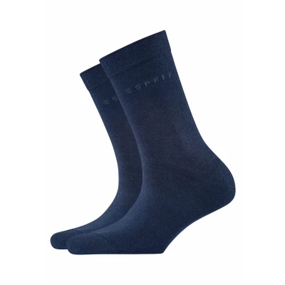 Abbildung von Esprit Basic EASY 2PACK UNI Socken, Damen, Größe: 35 38, Marine