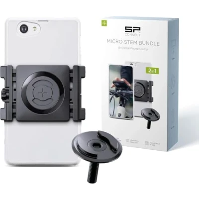 Abbildung von SP CONNECT Micro Stem Mount Pro Clamp SPC+ Handy Halterung für den fahrradlenker Smartphone Fahrrad handyhalter