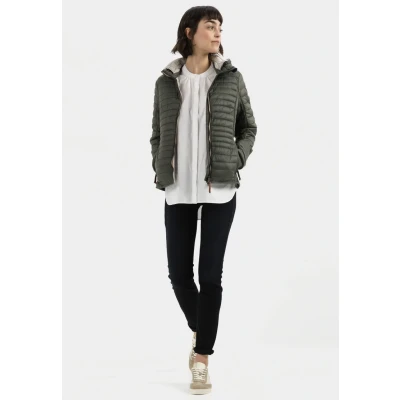 Abbildung von camel active Damen leichte Steppjacke mit Abnehmbarer Kapuze Khaki womenswear 36