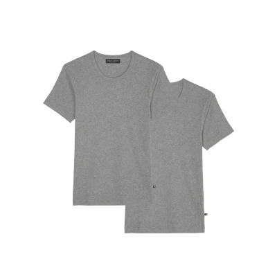 Abbildung von Marc O&#039;Polo 2PACK Iconic Unterhemd/shirt, Herren, Größe: Small, Grau