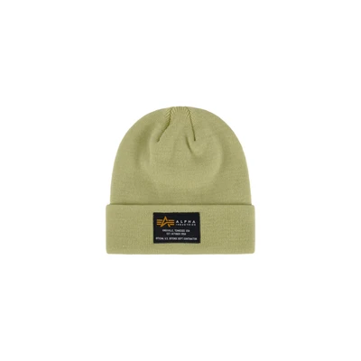 Abbildung von Alpha Industries Unisex Crew Strickmütze aus Acryl Beanie Mütze, Stratos, Talla Única