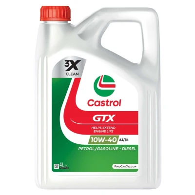 Abbildung von Castrol GTX A3/B4 10W 40 4l Motoröl 15F8FD VOLKSWAGEN: Golf 4, 5, 4 Variant, MERCEDES BENZ: E Class Saloon, C T modell