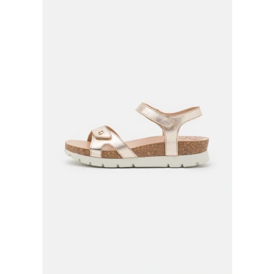 Abbildung von Panama Jack Sulia Shine Riemensandalette, Damen, Größe: 42, Gold Schuhe