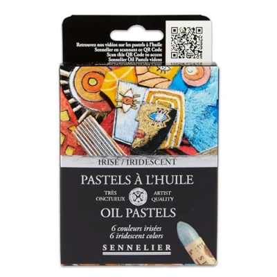 Abbildung von Sennelier Artists Oil Pastels Set of 6 x Iridescent