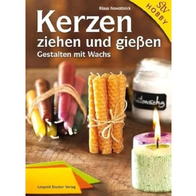 Abbildung von Kerzen ziehen und gießen: Gestalten mit Wachs