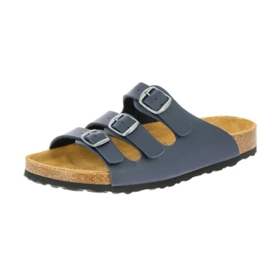 Abbildung von Lico BIOLINE CLASSIC Damen Pantoletten, Marine, 40 EU