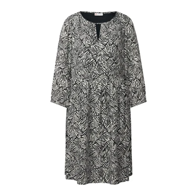 Abbildung von Street One Gemustertes Freizeitkleid, Damen, Größe: 44, Weiß