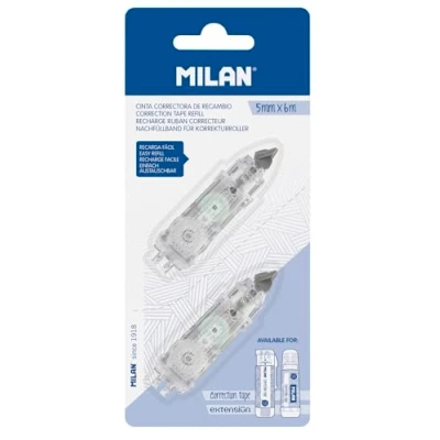 Abbildung von MILAN Blister 2 Ersatzteile Zylinderkorrekturband 5 mm x 6 m (Zylindrisch und Extension), BWM10467