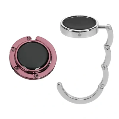 Abbildung von kwmobile Taschenhalter für Tisch 2X Faltbare Antirutsch Handtaschenhalter Haken Taschen Aufhänger Geschenkidee Gadgets Frauen Taschenhaken Set