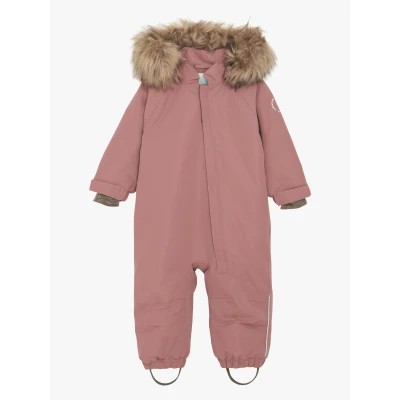 Abbildung von EN FANT BABY Snowsuit W. FAKE FUR Schneeanzug für Kinder, Größe: 86, Burlwood