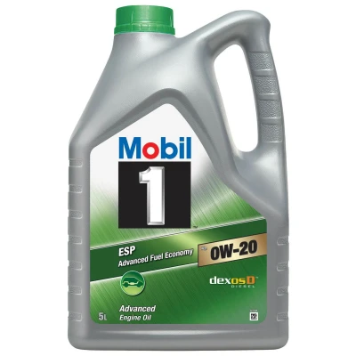 Abbildung von Mobil ESP x2 0W 20 5l Motoröl 153685 TOYOTA: Prius Plus, RAV4 IV Off Road, Yaris II Hatchback, SUZUKI: SWIFT 4, Splash, VOLKSWAGEN: Passat B8 Variant