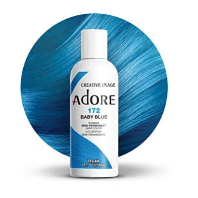 Abbildung von Creative Image Adore Semi Permanent Hair Color (172 Baby Blue) by