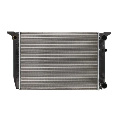 Abbildung von THERMOTEC D7A012TT Kühler, Motorkühlung Kupfer, Kunststoff für Fahrzeuge ohne Klimaanlage 430 322 33 Schaltgetriebe Kühlrippen mechanisch gefügt