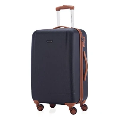 Abbildung von Hauptstadtkoffer Wannsee Mittelgroßer Hartschalen Reisekoffer,68 cm, 63 Liter, Dunkelblau/Braun