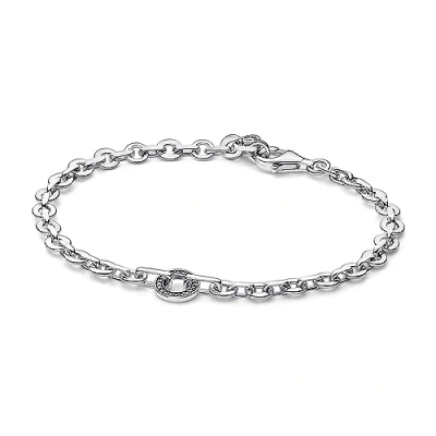 Abbildung von Pandora Signature Damen Armband Silber 592777C01 18
