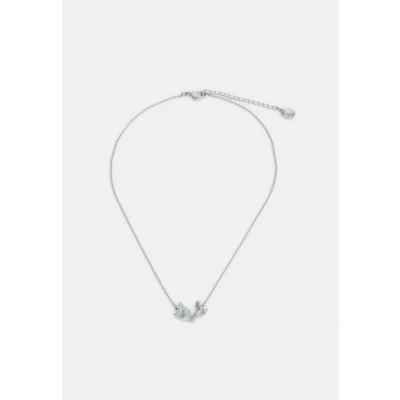Abbildung von Swarovski Lilia Halskette silvercoloured, white, Damen, Größe: One Size, silver coloured, white