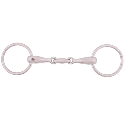Abbildung von BR Doppelte gelenkte lose Ringtrense 16 mm 13,5 Grau