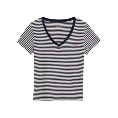 Abbildung von Levi&#039;s Perfect Vneck Indigo Stripe Navy Blazer