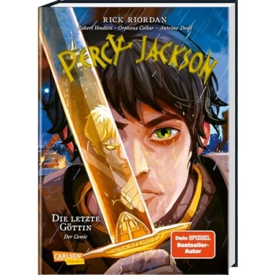 Abbildung von Percy Jackson (Comic) 5: Die letzte Göttin: Der Kinderbuch Klassiker als Comic Adaption für Jungen und Mädchen ab 12 Jahre über griechische Titanen Halbgötter (5)