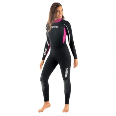Abbildung von Seac Relax 2,2 mm komfortabler, hochelastischer Neopren Nasstauchanzug Männer Damen zum Sporttauchen, Schnorcheln und Schwimmen