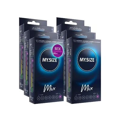 Abbildung von My.Size Mix Kondome Größe 7, 69 mm, Vorteilspackung, Inhalt 60 Stück