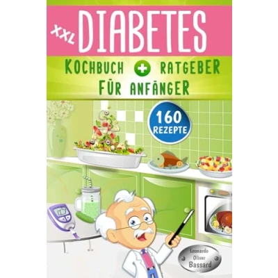 Abbildung von XXL Diabetes Kochbuch &amp; Ratgeber für Anfänger: 160 leckere Rezepte Typ 1, 2 Schwangerschaftsdiabetes mit Anleitung eine Diabetiker Haferkur inklusive Nährwert Broteinheit Angaben