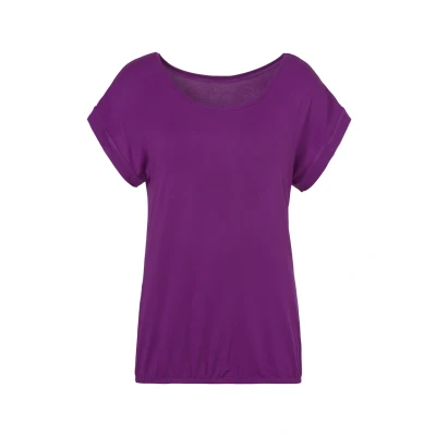 Abbildung von Lascana Tshirt basic, Damen, Größe: 32/34, Lila