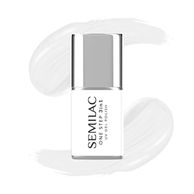 Abbildung von Semilac One Step 3in1 UV Nagellack S110 The White 7ml
