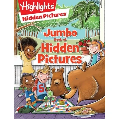 Abbildung von Jumbo Book of Hidden Pictures: Activity Book, 200+ Seek and Find Puzzles, Classic Black White Pictures Highlights Puzzle for Kids (Highlights Books &amp; Pads)