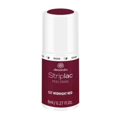 Abbildung von Alessandro Striplac Peel Or Soak 127 Midnight Red 8 ml