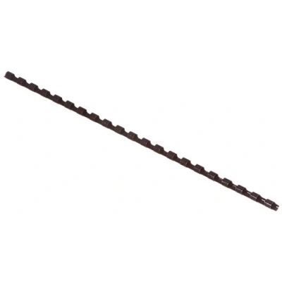Abbildung von Leitz 35040 Plastikbinderücken (A4, Kunststoff, 6 mm, 25 Blatt) 100 Stück schwarz