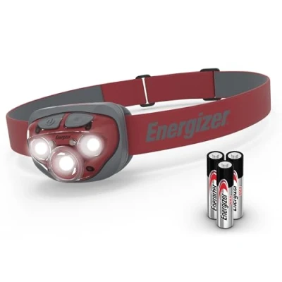 Abbildung von Energizer Stirnlampe LED, Superhelle Kopflampe für Camping, Outdoor und Wandern, Batterie Enthalten, Rostrot