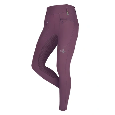 Abbildung von Fair Play Reitleggings Hexa Navy/Deep Red 36
