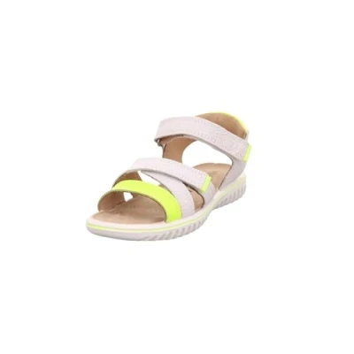 Abbildung von Superfit Sparkle Riemensandalette für Kinder, Größe: 33, Weiß/gelb Schuhe