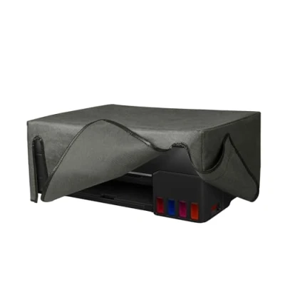 Abbildung von kwmobile Cover kompatibel mit Canon PIXMA G650 / G620 Tasche Hülle Drucker Staubschutzhülle Schutzhaube Schutzhülle Dunkelgrau