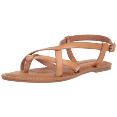 Abbildung von Amazon Essentials Damen Freizeitsandale mit Riemchen, Natürlich, 37 EU