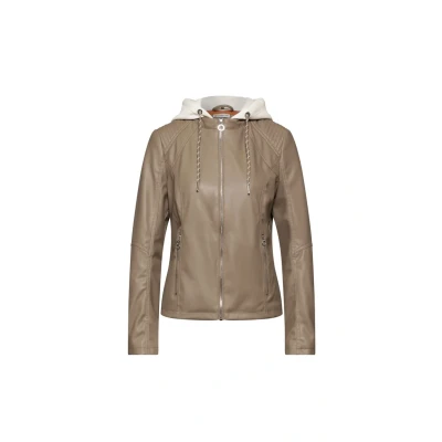 Abbildung von Street One Kunstlederjacke, Damen, Größe: 34, Braun