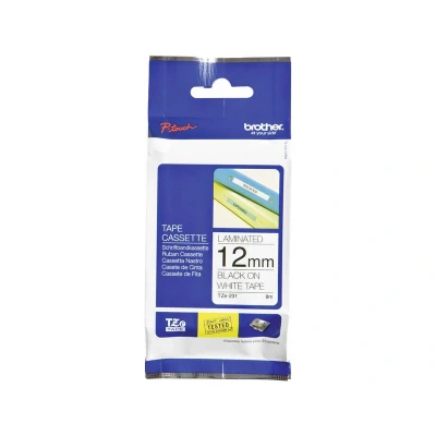 Abbildung von Brother Original P touch Schriftband TZe 441 18mm, schwarz auf rot (kompatibel u.a. mit 1830VP, D400/VP, D450, D600/VP, P700, 2430)