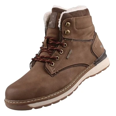 Abbildung von MUSTANG Herren Stiefel gefüttert Braun, Schuhgröße:EUR 43