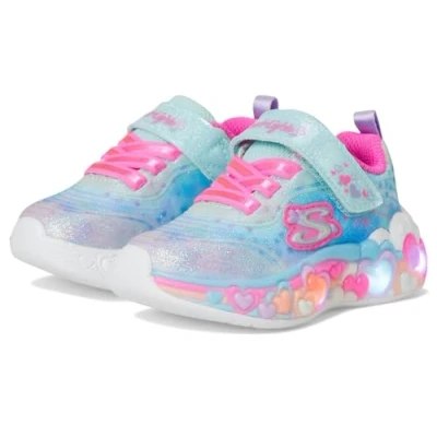 Abbildung von Skechers Jungen Mädchen Eternal Heart Lights Sneaker, Blue, 23 EU