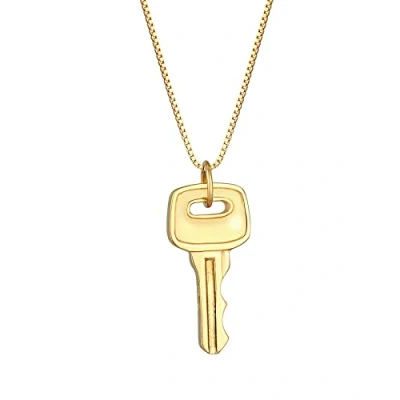 Abbildung von Kuzzoi KEY Halskette goldcoloured, Herren, Größe: 55, Gold coloured