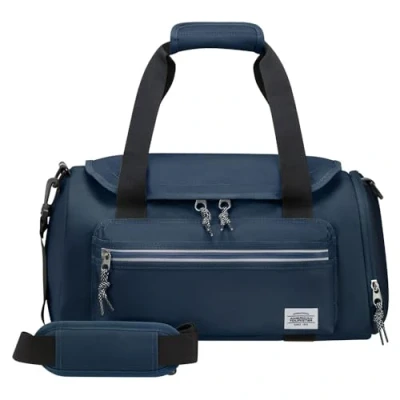 Abbildung von American Tourister Brightup Duffle Zip Navy Reisetasche ohne Rollen Weichgepäck