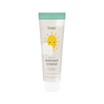 Abbildung von boep Sonnencreme Sensitiv LSF50 Für Gesicht &amp; Körper Mineralischer Sonnenschutz Babys, Kinder Erwachsene Mineralische den Strand Vegane Naturkosmetik (50ml)