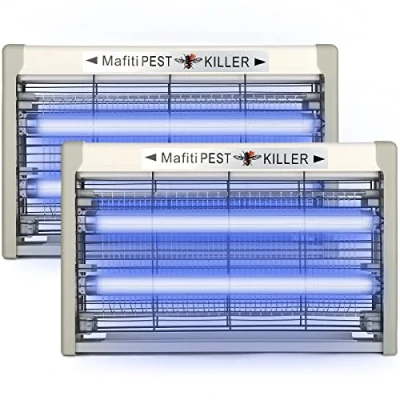 Abbildung von mafiti Elektrischer Insektenvernichter, moskito Killer Fliegenfalle Elektrisch Innenmosquito Zapper 20W mit UV Licht, Elektrische Mückenfalle Für Küche, Haus, Hof