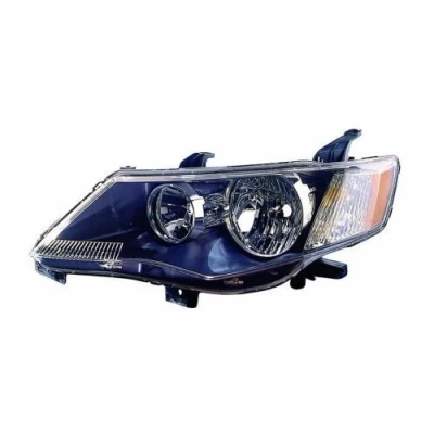 Abbildung von ABAKUS 214 1188RMLDEM2 Scheinwerfer rechts HB4/HB3 glasklar ohne Lampenträger, Glühlampe mit Stellmotor für LWR P22d, P20d