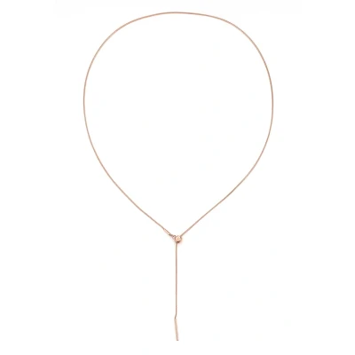 Abbildung von Happiness Boutique Damen Halskette mit Schiebeverschluss Lariat Y Kette im Schlangenkette Design Wasserfeste Edelstahl in Gold Rosegold, Silber